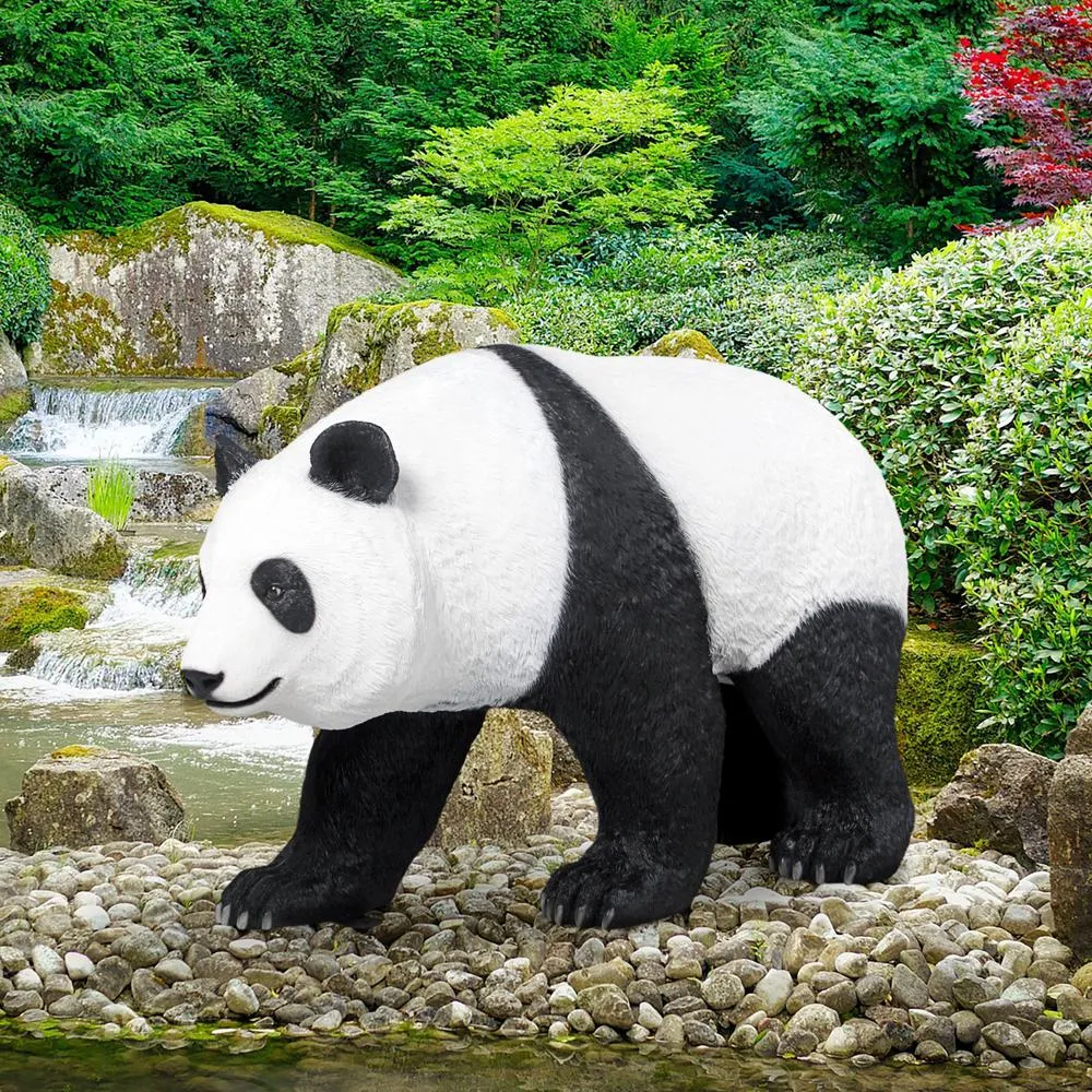 Ling Ling Giant Walking Panda Bear Garden Statue