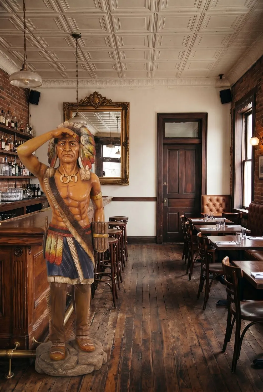 Cigar Store Indian Tobacconist Statue: Life-Size