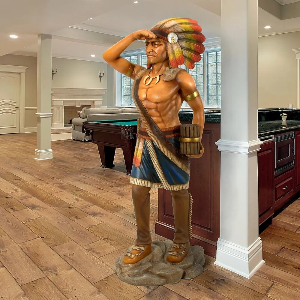 Cigar Store Indian Tobacconist Statue: Life-Size