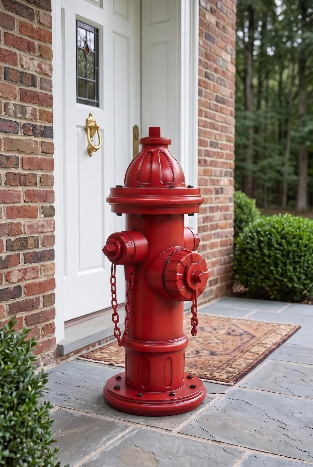 Dog's Second Best Friend Fire Hydrant Statue: Grande