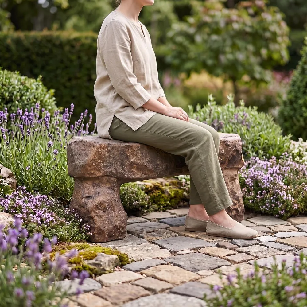 Stonehenge Sculptural Garden Bench