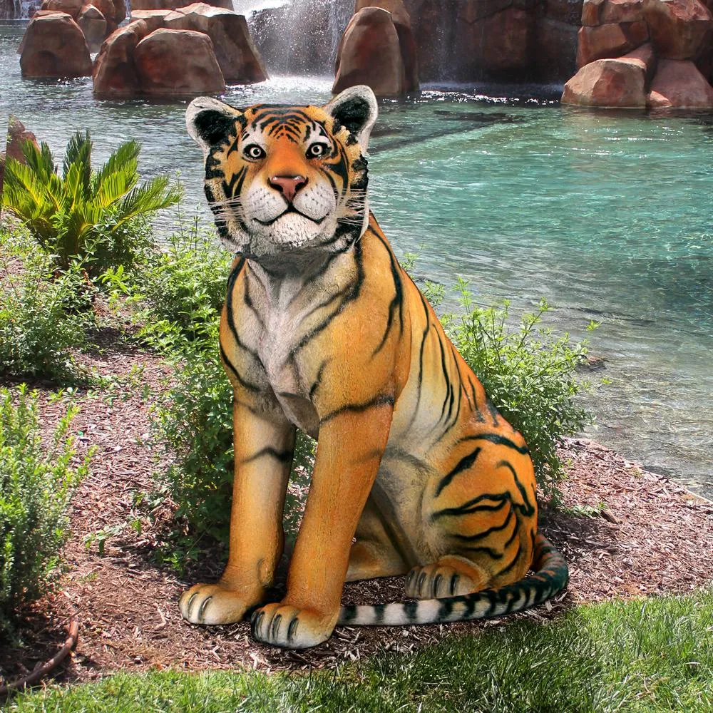 Jungle Giant Bengal Tiger Statue
