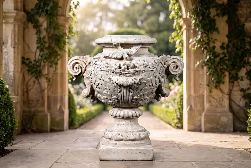 La Colombe Architectural Garden Urn: Each