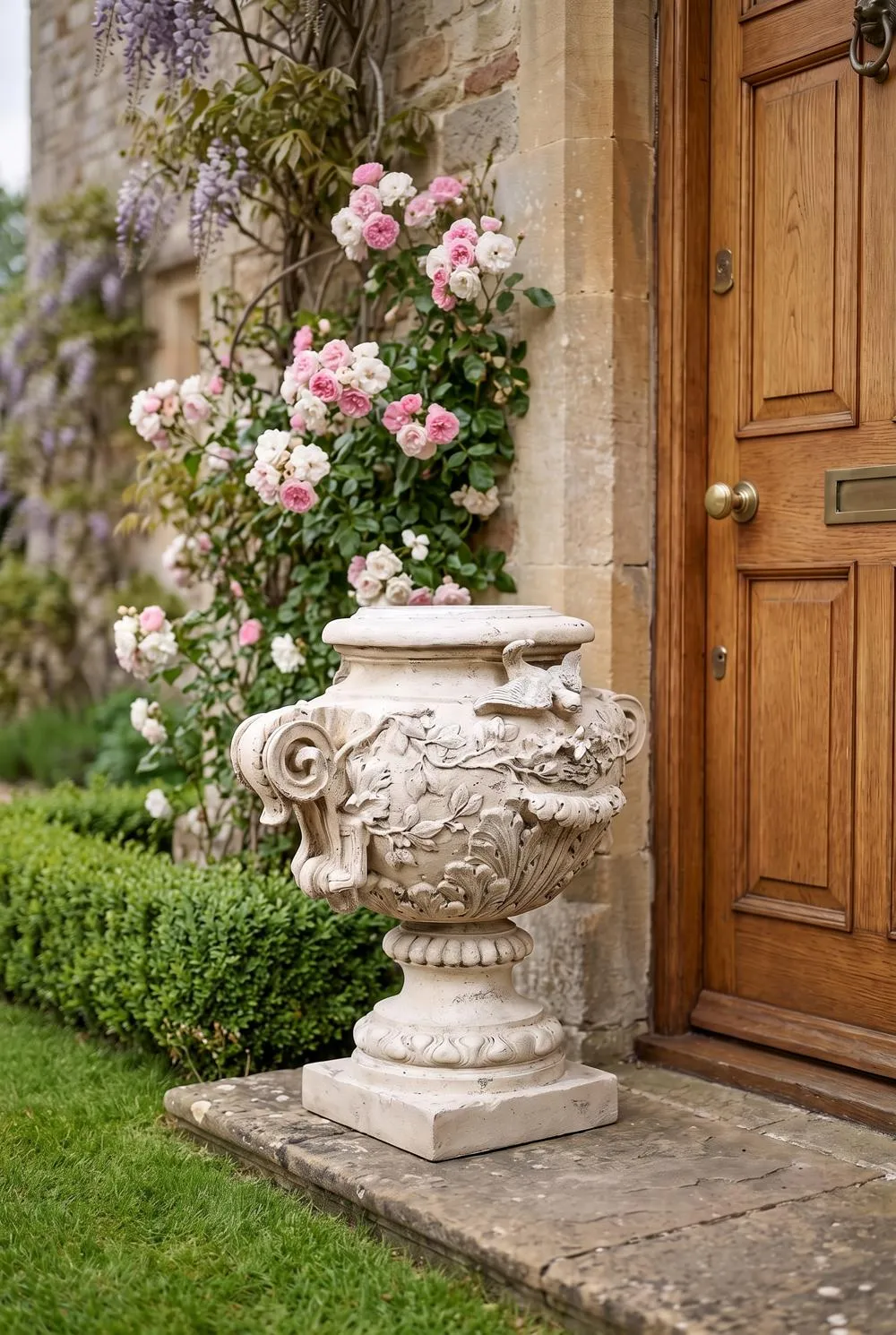 La Colombe Architectural Garden Urn: Each