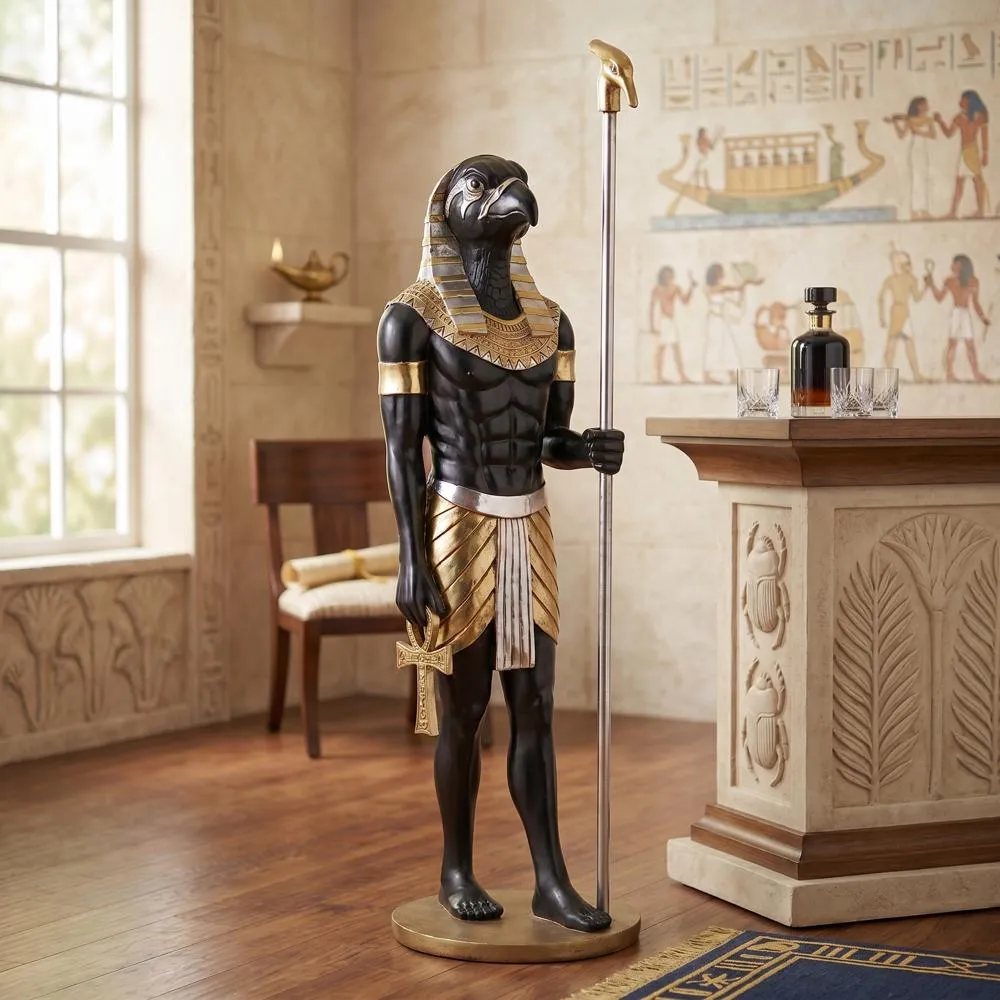 The Egyptian Grand Ruler Collection: Life-Size Horus Statue