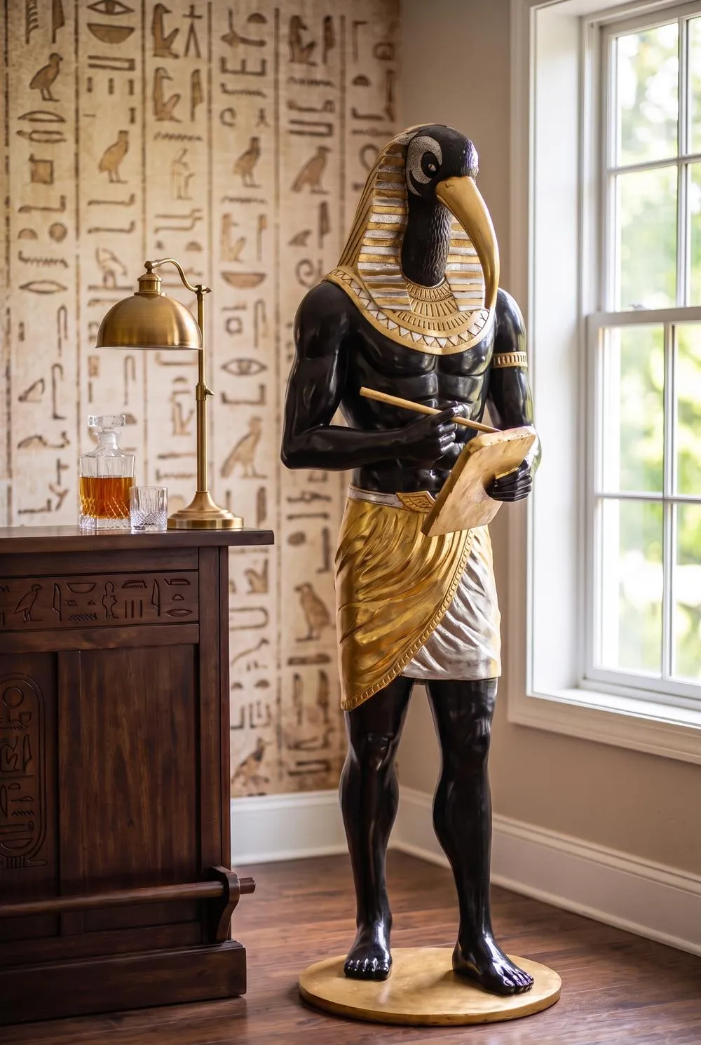The Egyptian Grand Ruler Collection: Life-Size Thoth Statue
