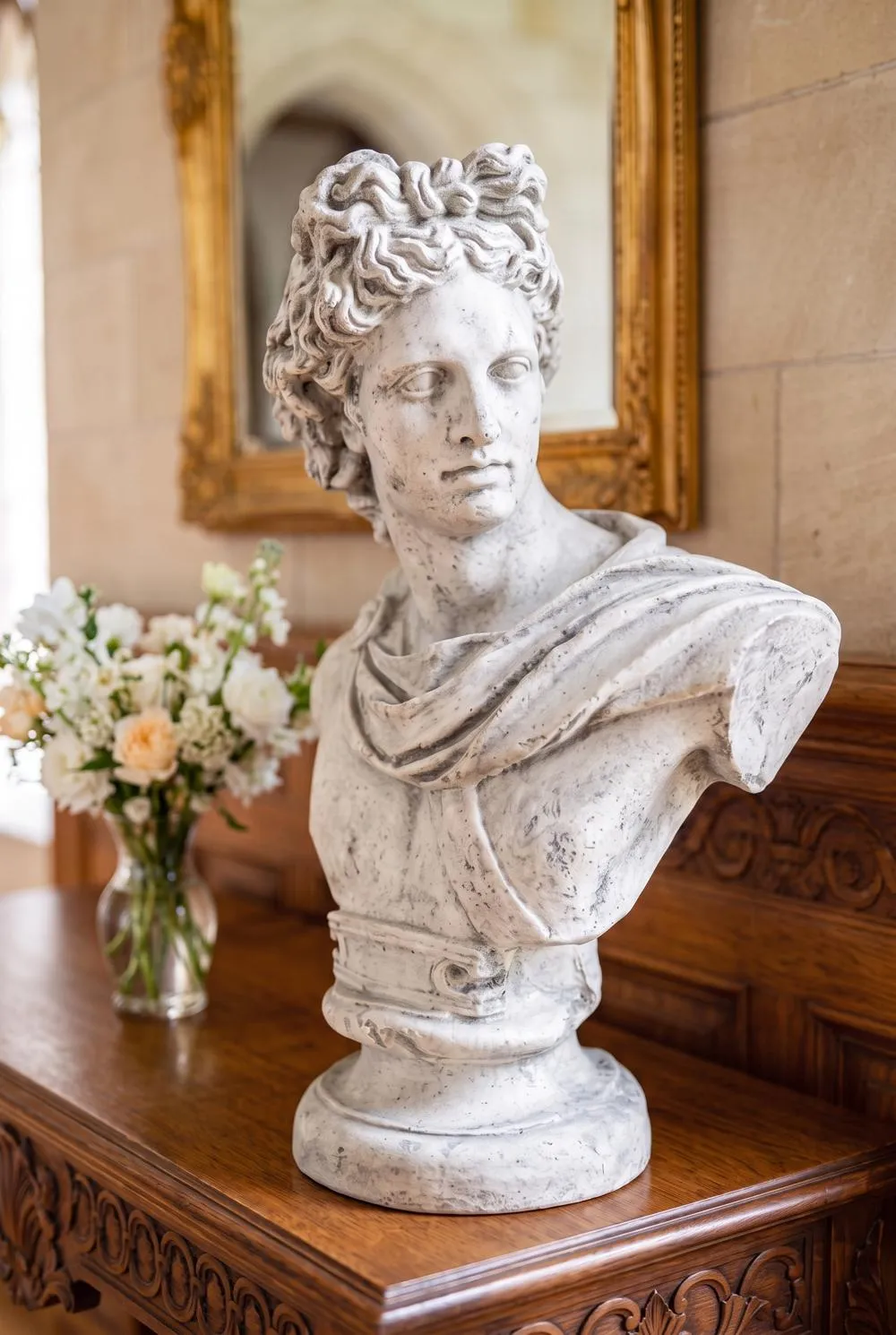 Apollo Belvedere, c. 350-325 BC: Grande Sculptural Bust