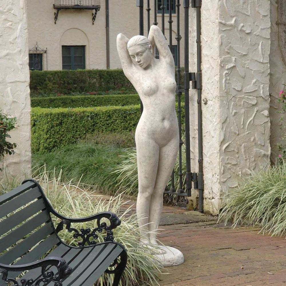 Goddess Harmonia Contemporary Nude Life-Size Statue: Stone Finish