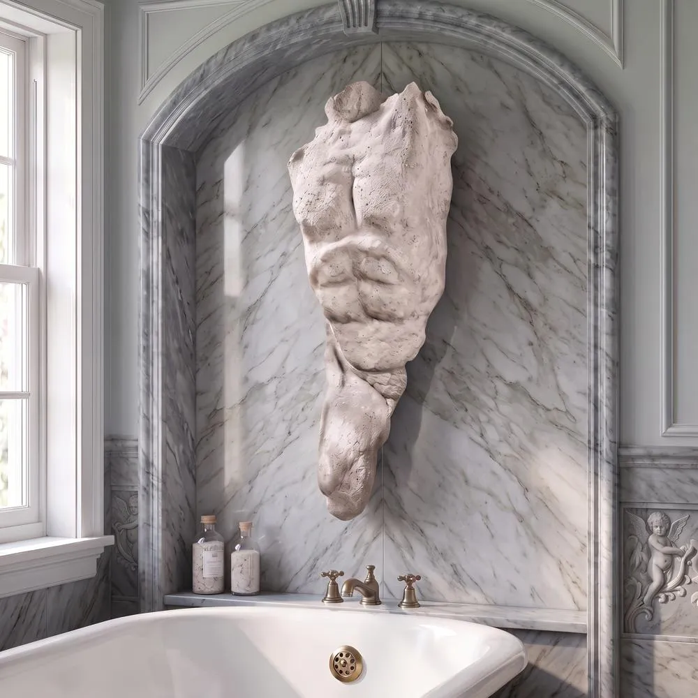 Alexander the Great Torso Wall Sculpture