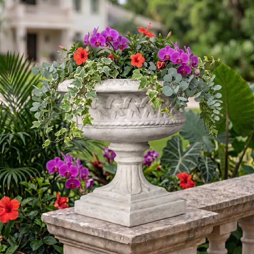 Larkin Arts and Crafts Architectural Garden Urn Statue
