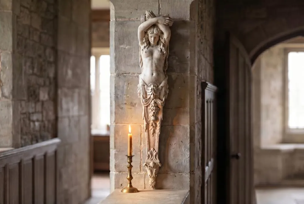 The Grand Boulevard, 9th Arrondissement Architectural Pilaster Wall Sculpture: Large
