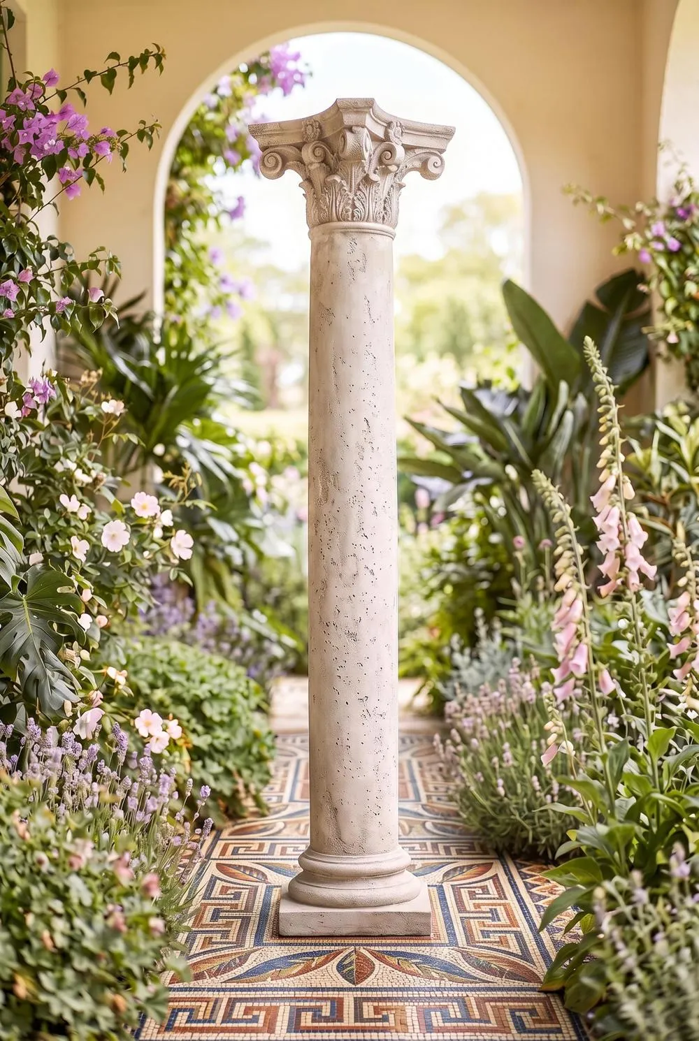 The Corinthian Architectural Column Sculpture