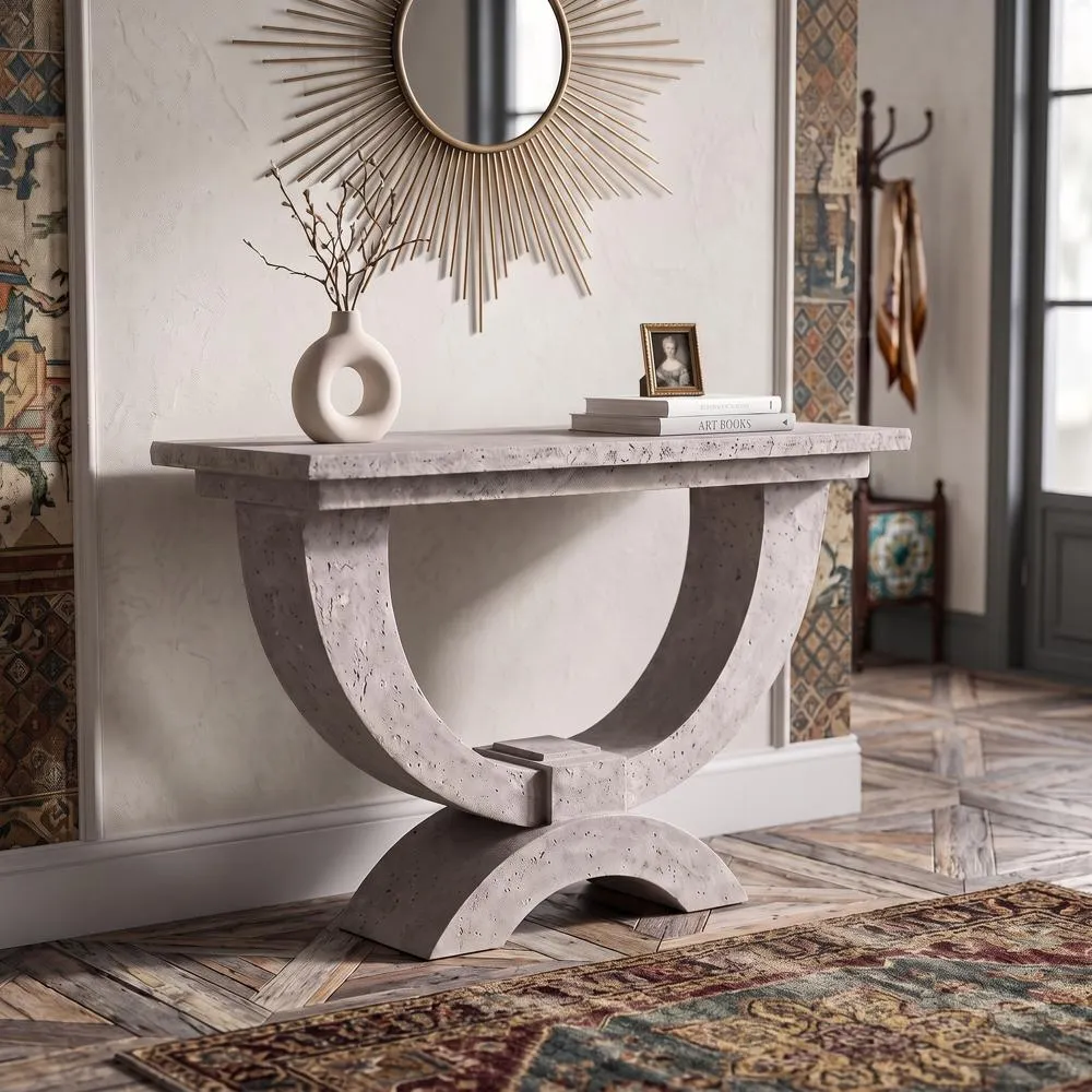 The Moderno Arch of Stone Console