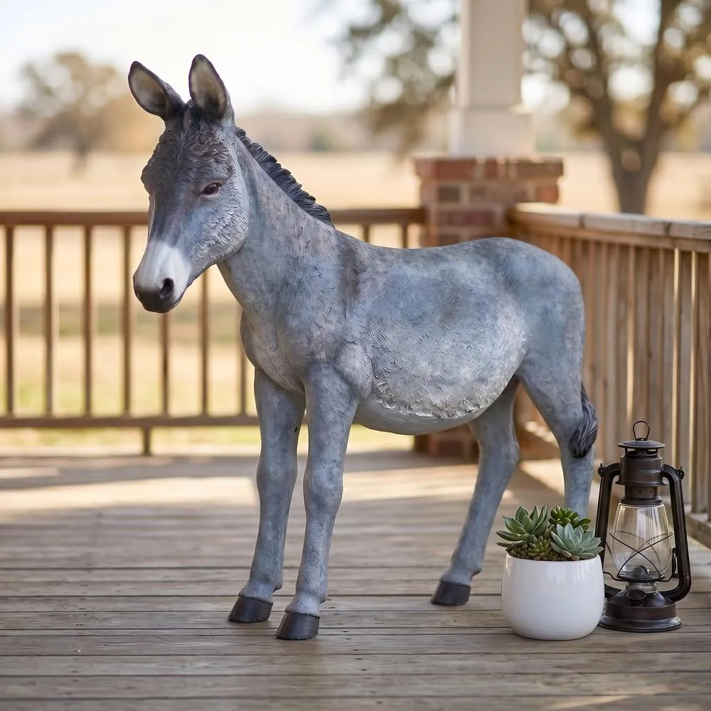 Beast of Burden Donkey Statue