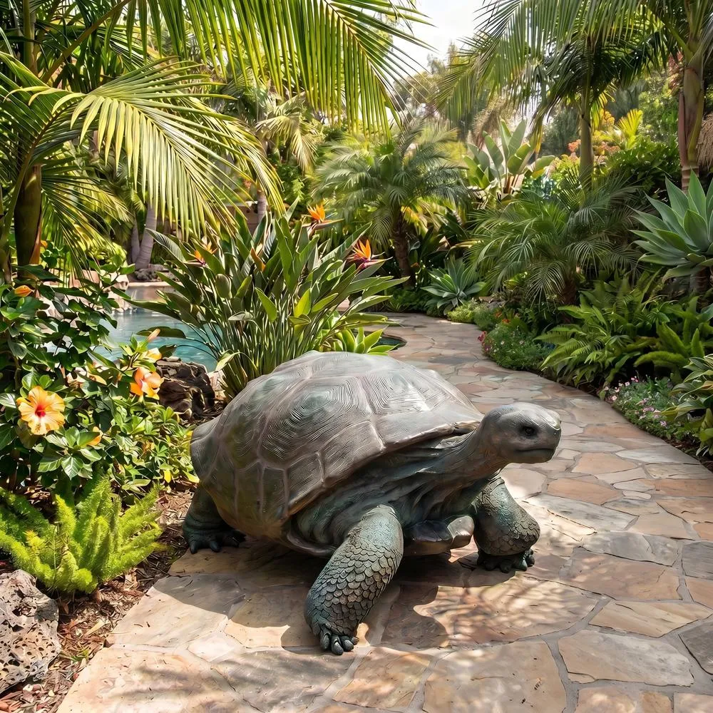 The Galapagos Tortoise Grand-Scale Turtle Statue