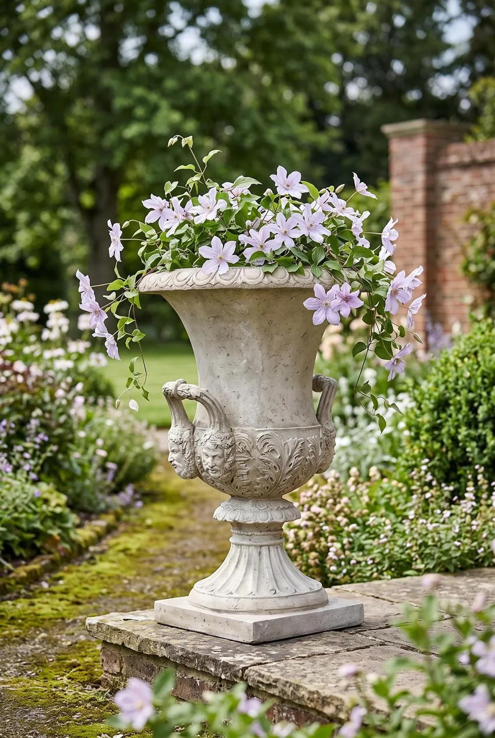 Medici Greenman Architectural Garden Urn Statue