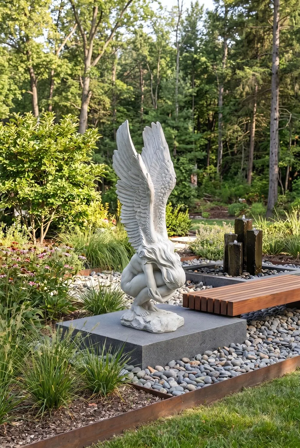 Remembrance and Redemption Angel Statue: Grande