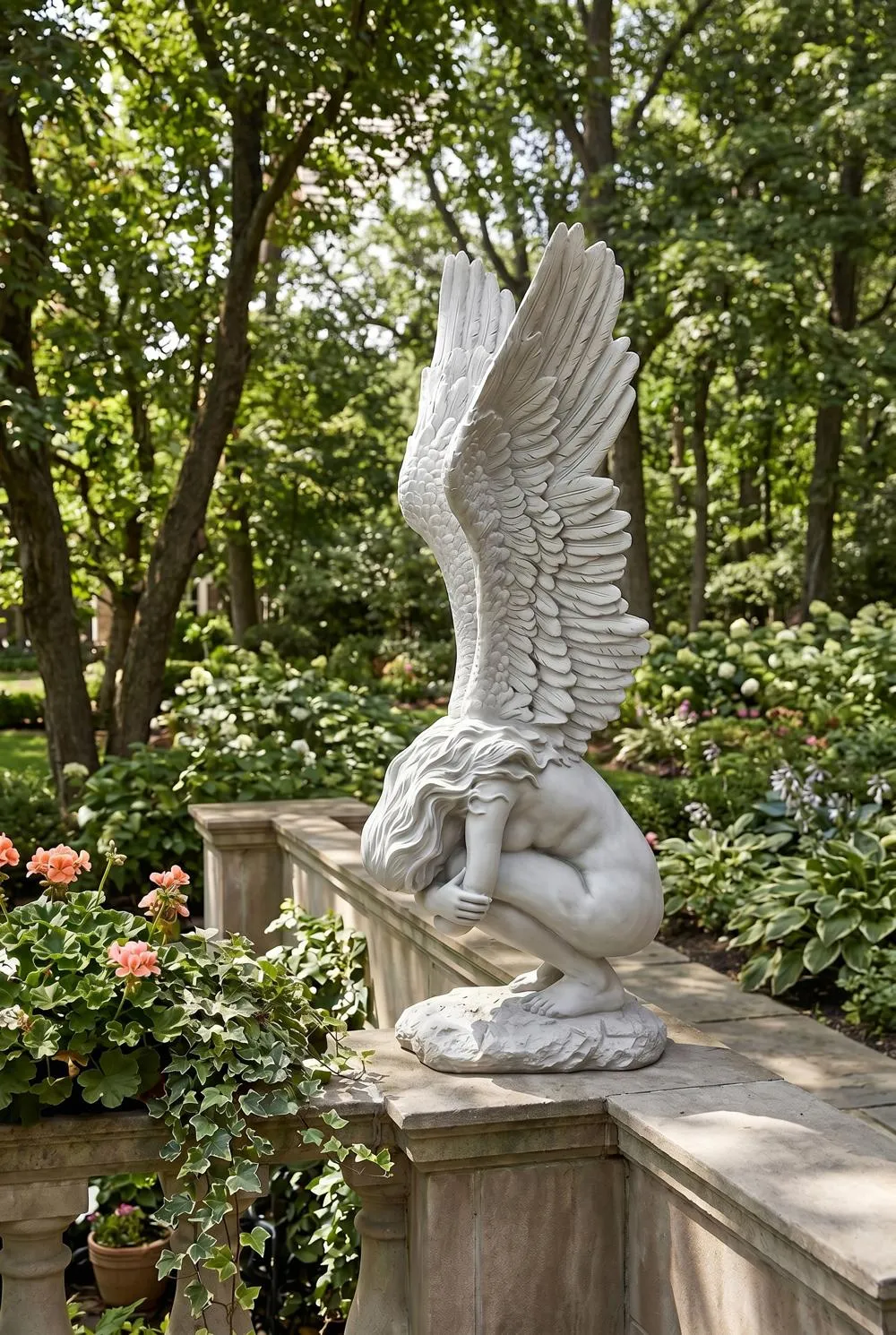 Remembrance and Redemption Angel Statue: Grande