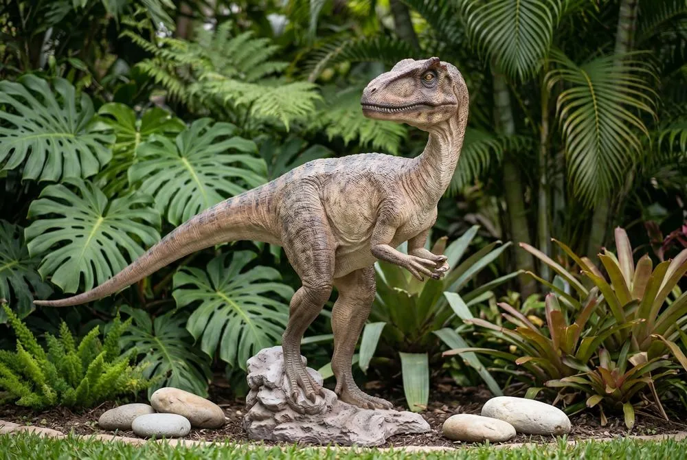 Jurassic-Sized Allosaurus Dinosaur Statue