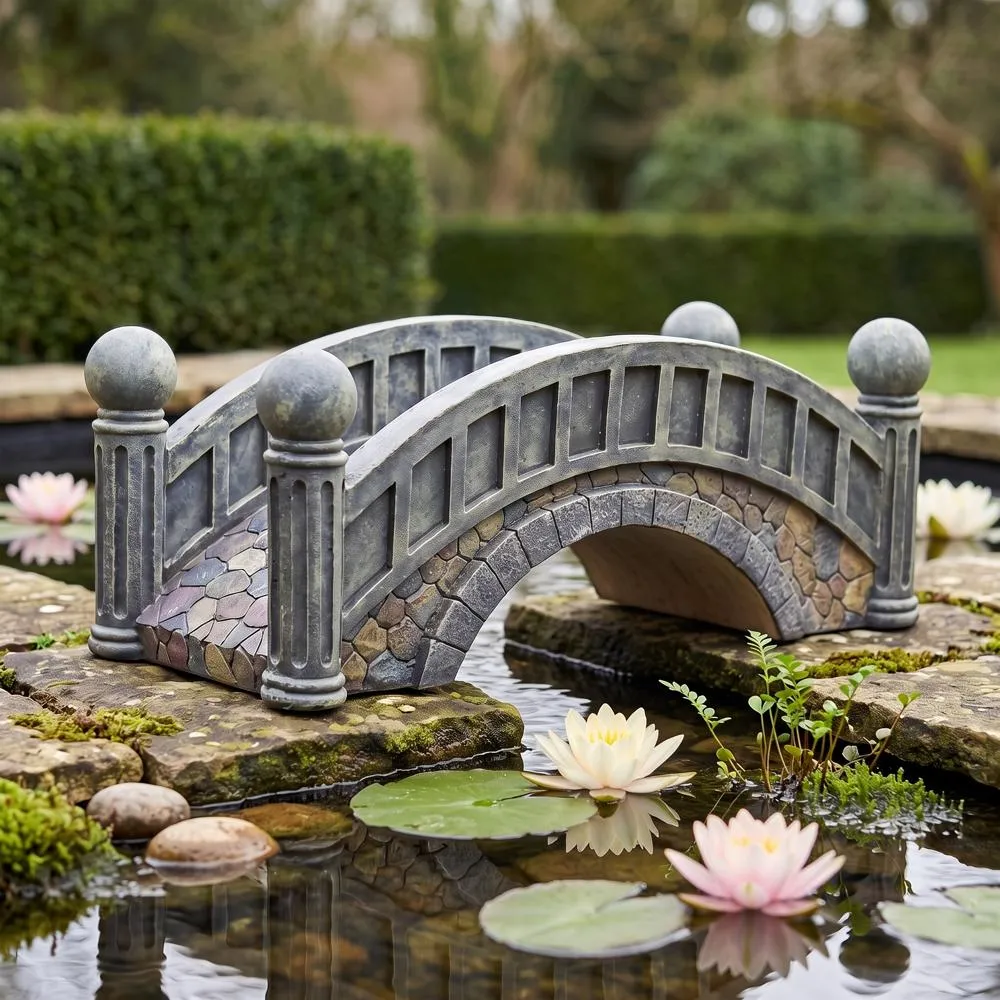 The Halfpence Cobblestone Bridge