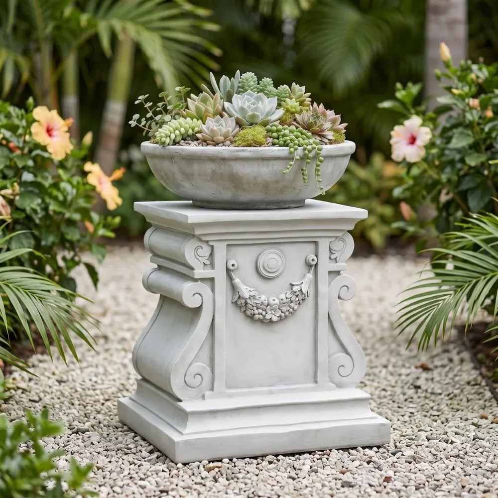 Classic Statuary Plinth Base: Large