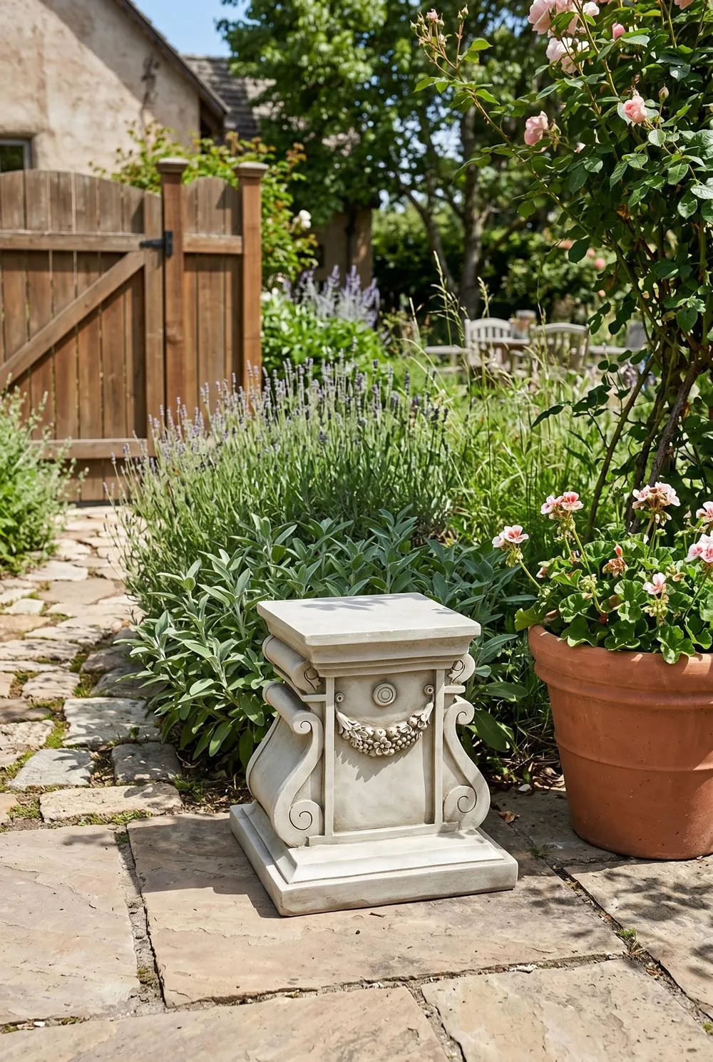 Classic Statuary Plinth Base: Medium