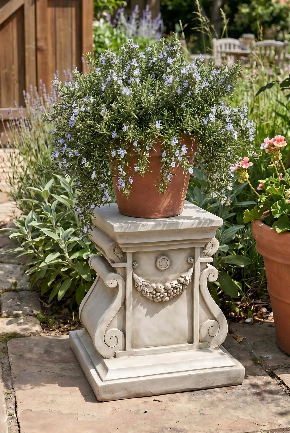 Classic Statuary Plinth Base: Medium