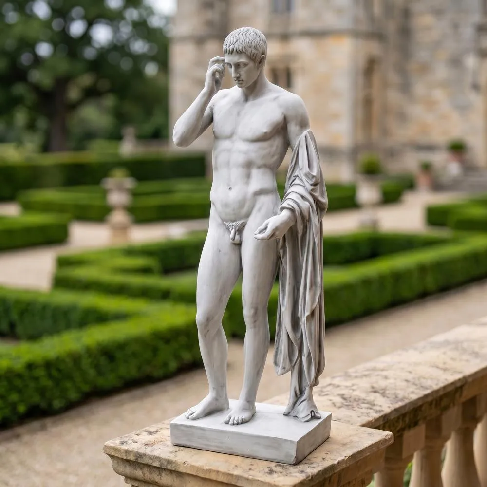 Marcellus Classical Nude Male Statue