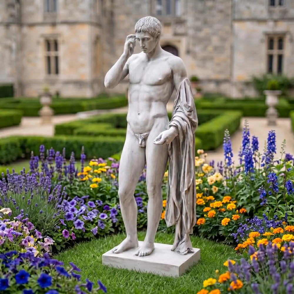 Marcellus Classical Nude Male Statue