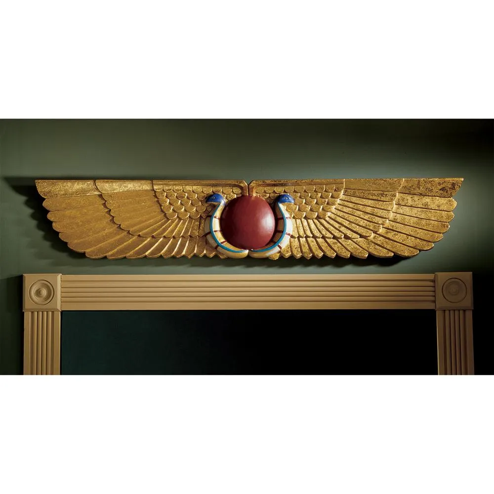 Egyptian Temple Sculptural Wall Pediment
