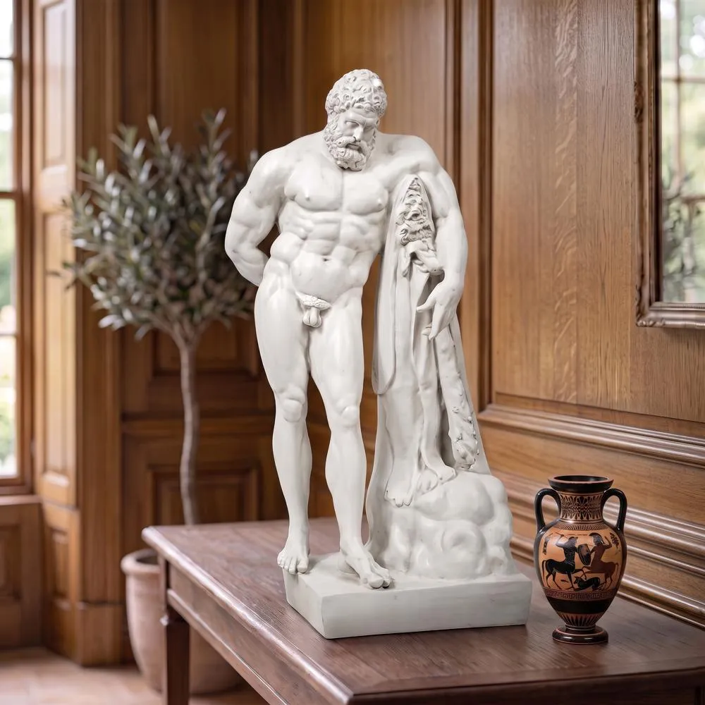 Greek God Farnese Hercules Garden Statue