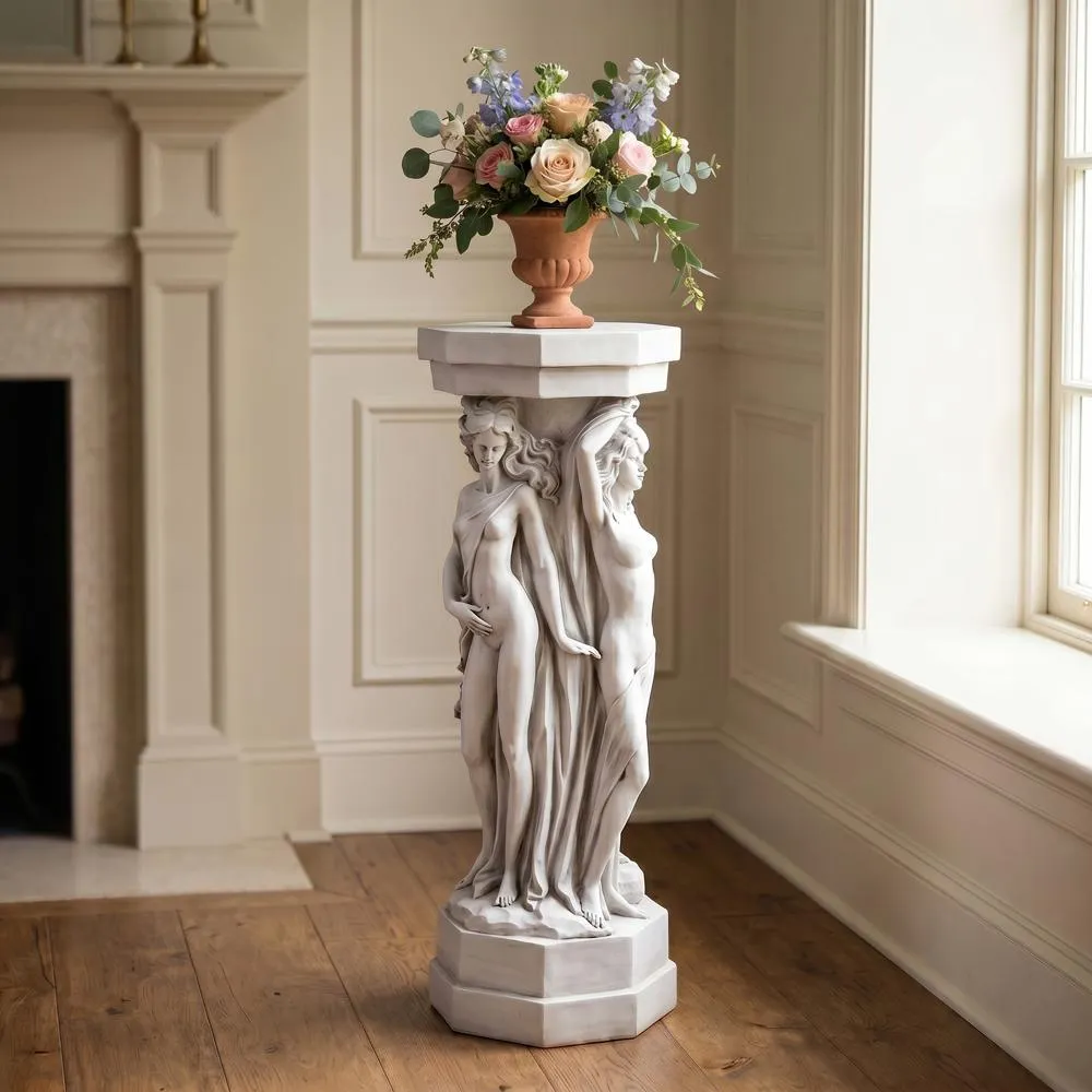 Column of the Maenads Sculptural Pedestal