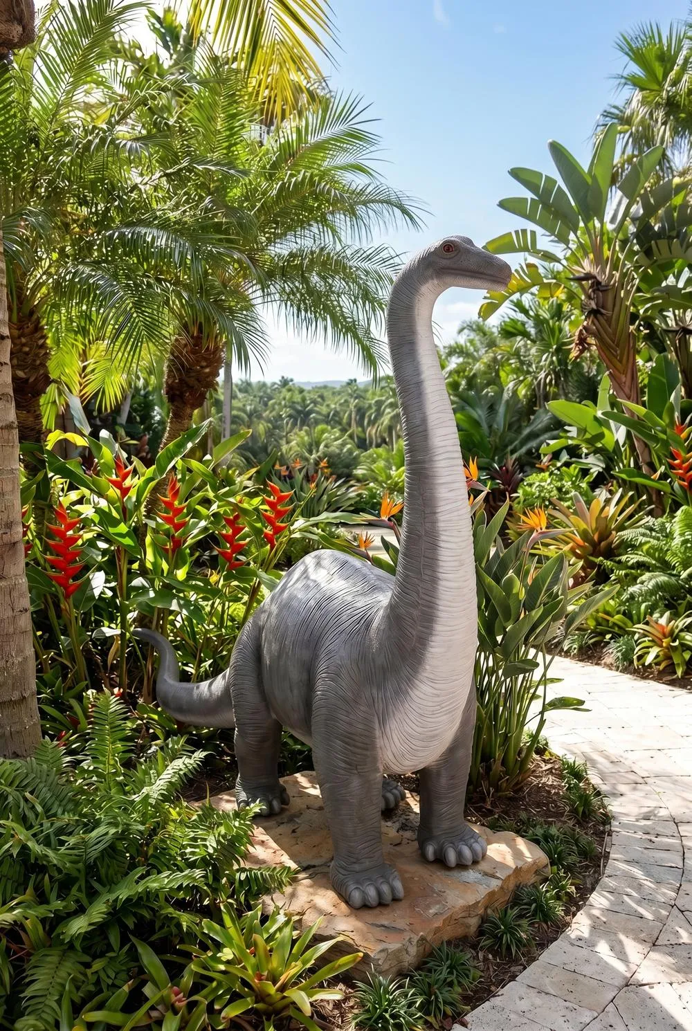 Boris the Brontosaurus Garden Dinosaur Statue