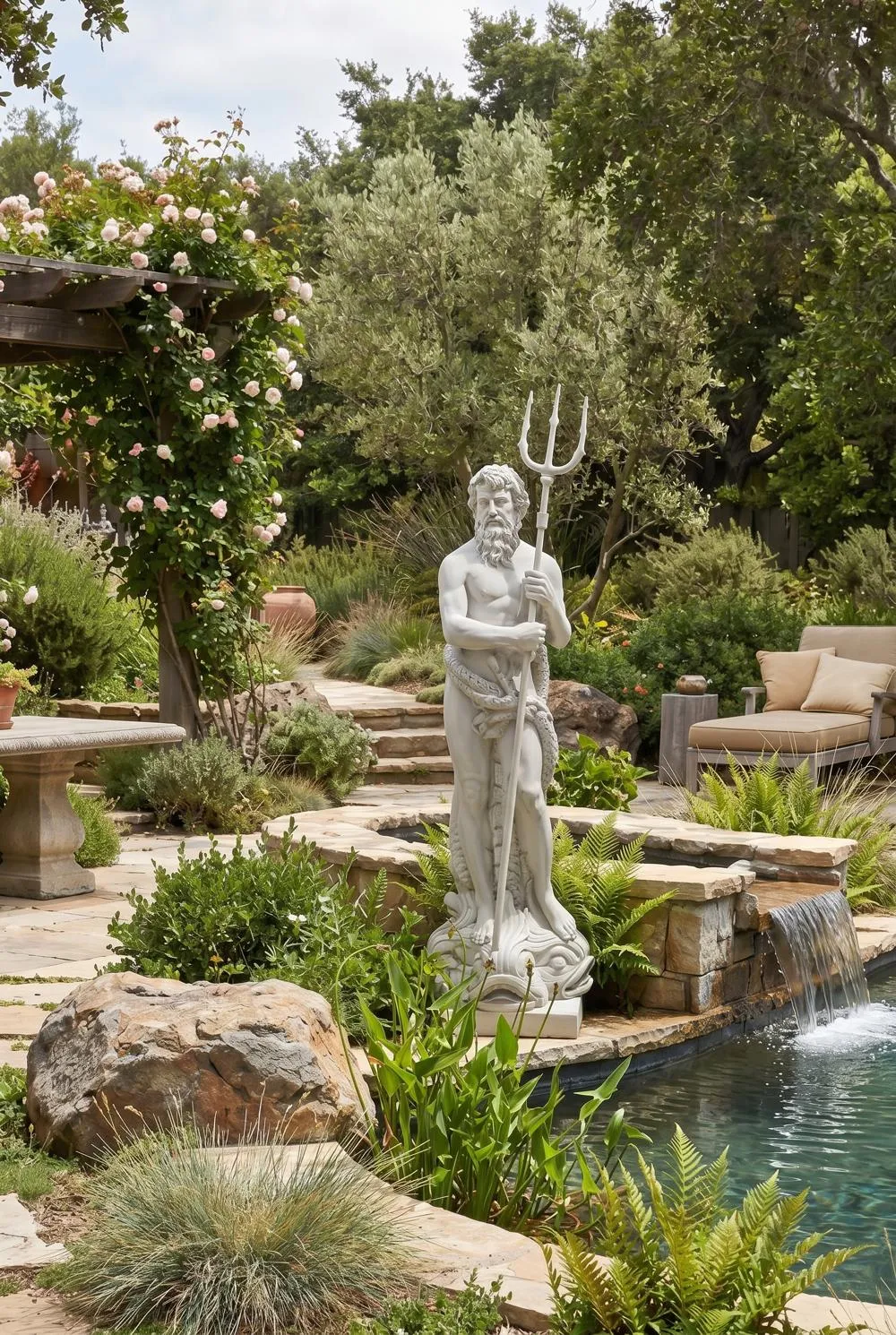 Poseidon God of the Sea Grand-Scale Statue