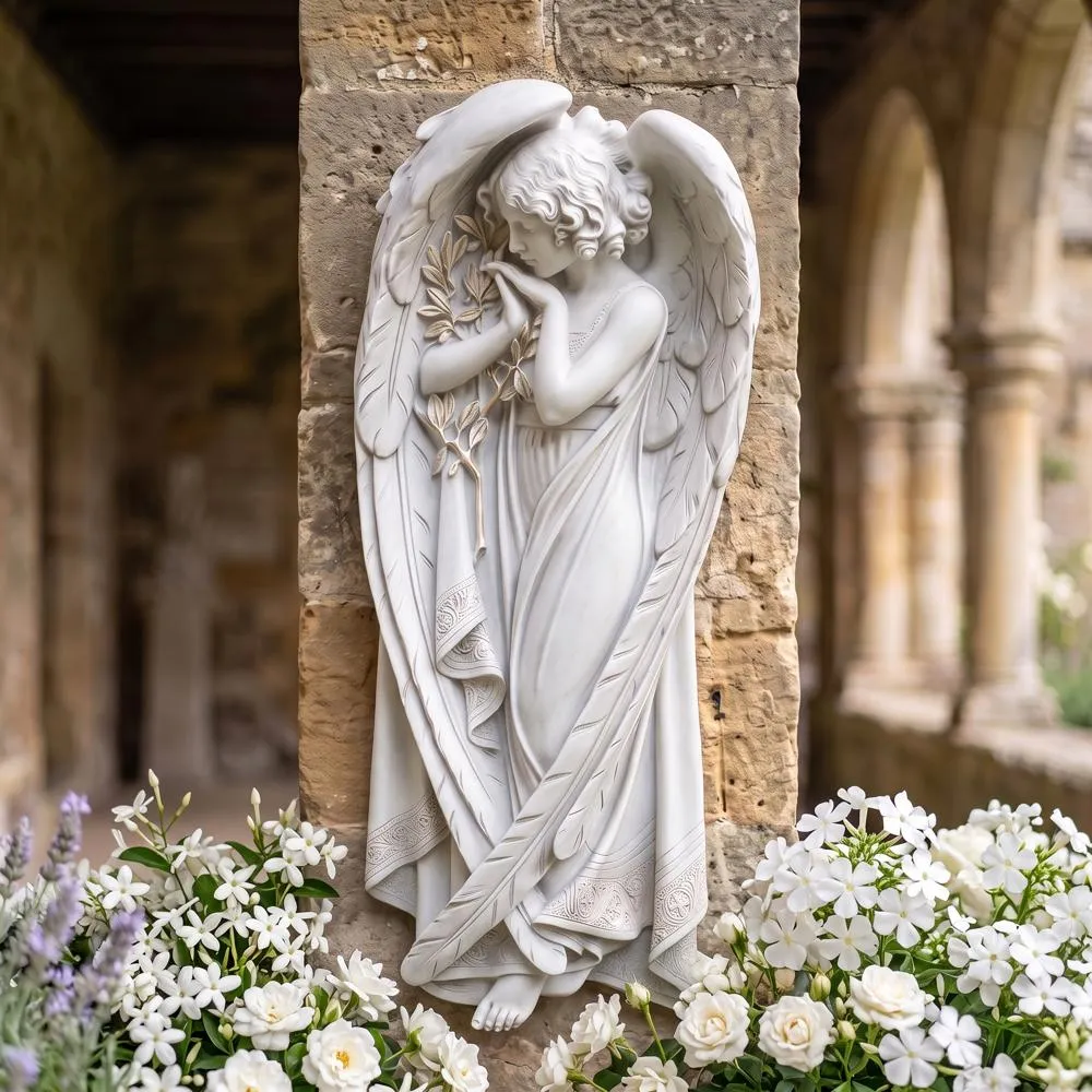 Santa Croce Angel Wall Sculpture: Medium
