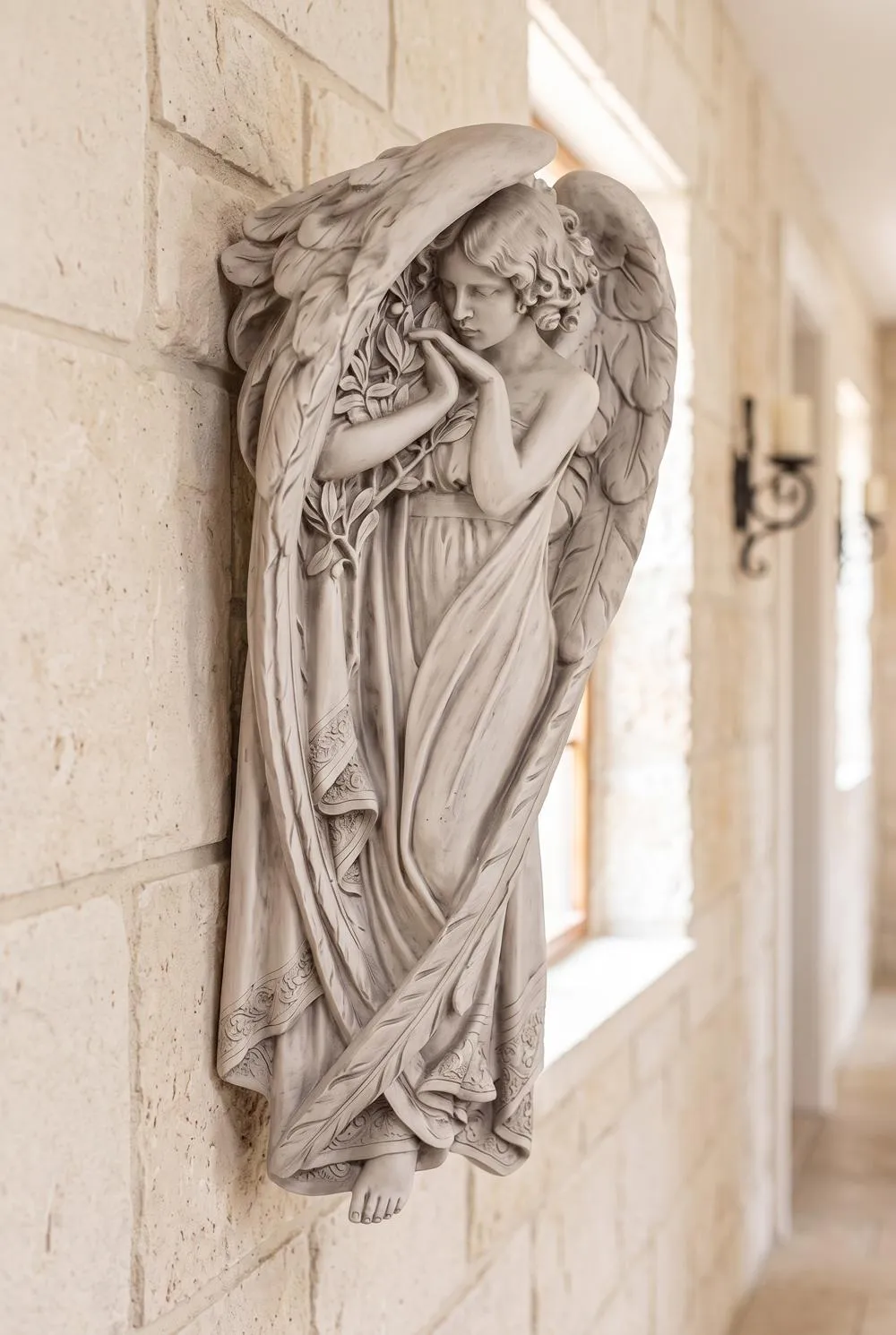 Santa Croce Angel Wall Sculpture: Medium
