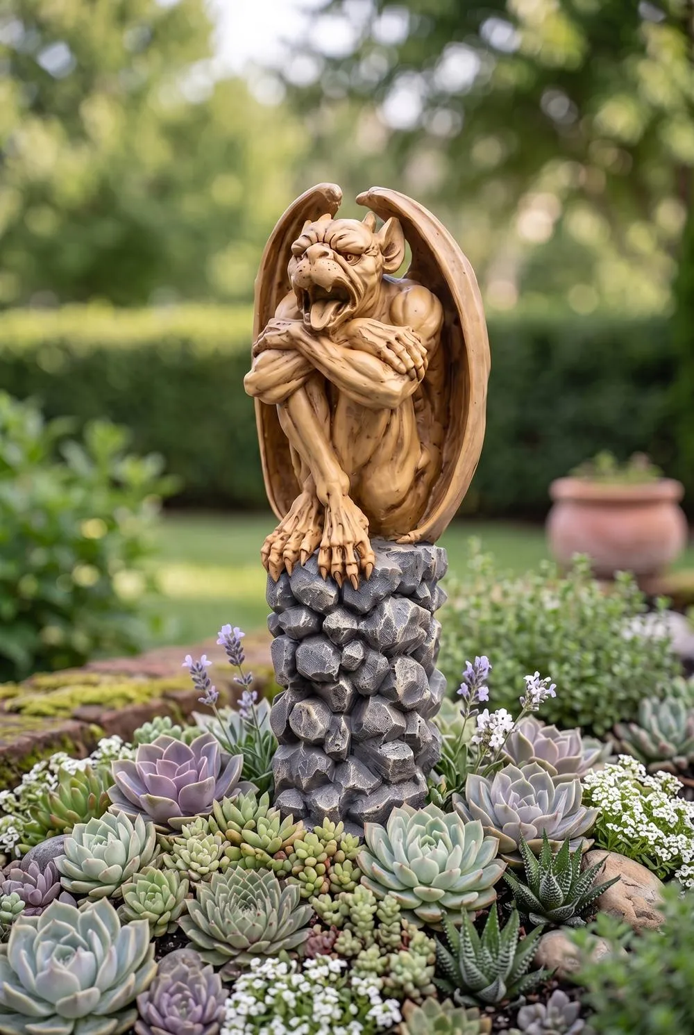 Trystan, Gargoyle Sentry of the Night Statue