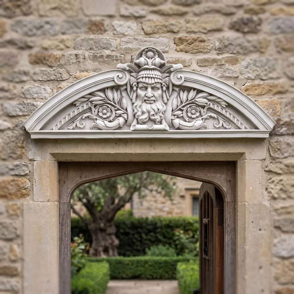 Prometheus Rebel Titan Sculptural Wall Pediment: Each