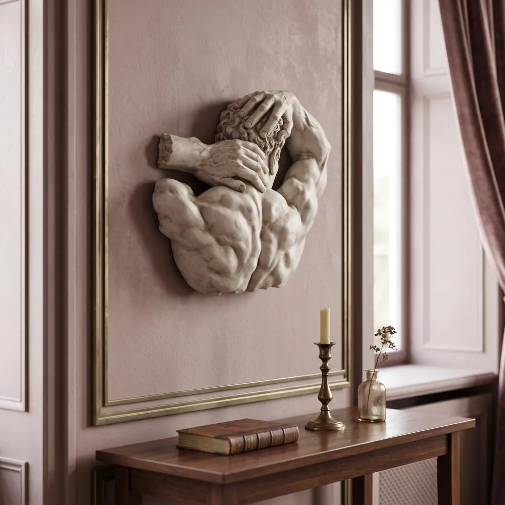 Theseus Greek Hero Frieze Wall Sculpture