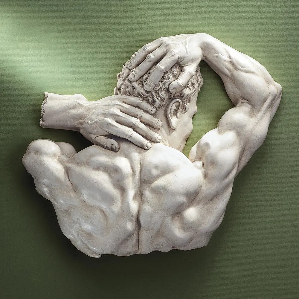 Theseus Greek Hero Frieze Wall Sculpture