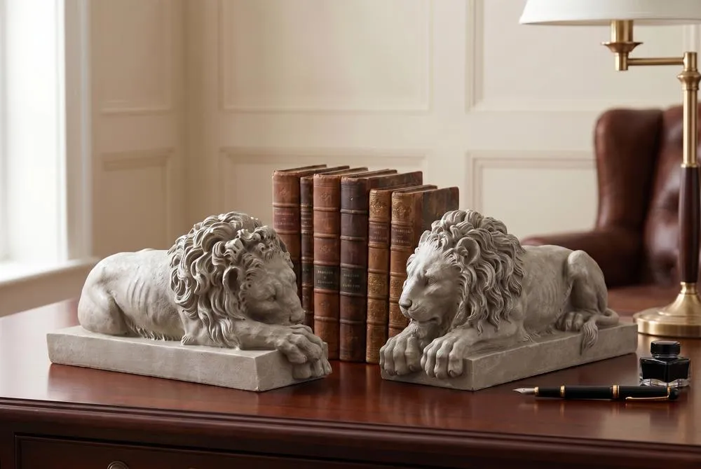 Lions from the Vatican Statue Set