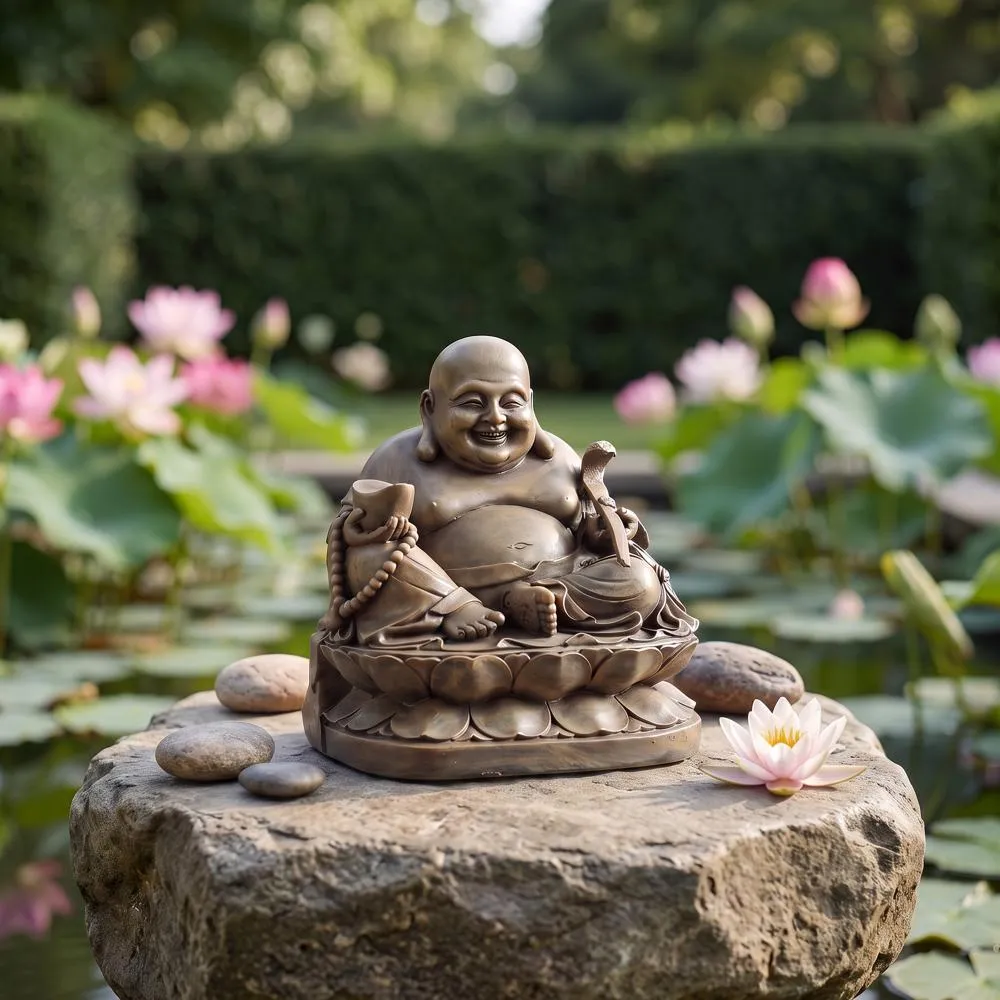 Laughing Buddha Sanctuary Statue