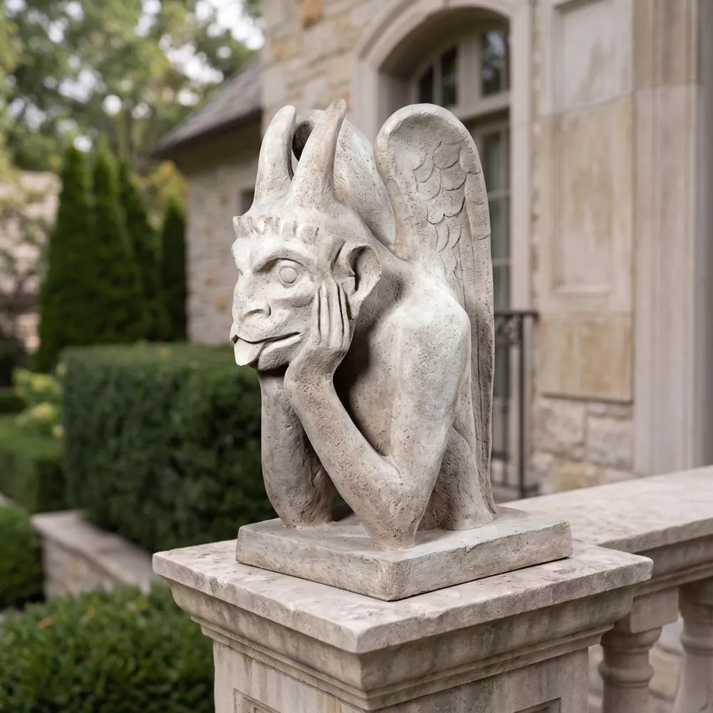 Spitting Gargoyle of Notre Dame, Paris Statue