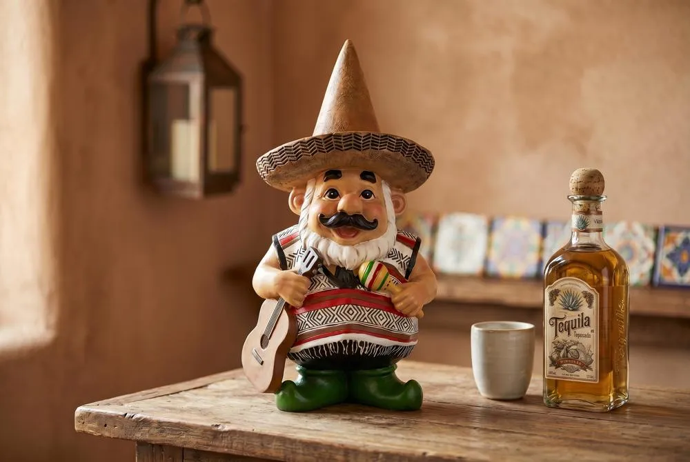 Pancho the Mariachi Garden Gnome Statue