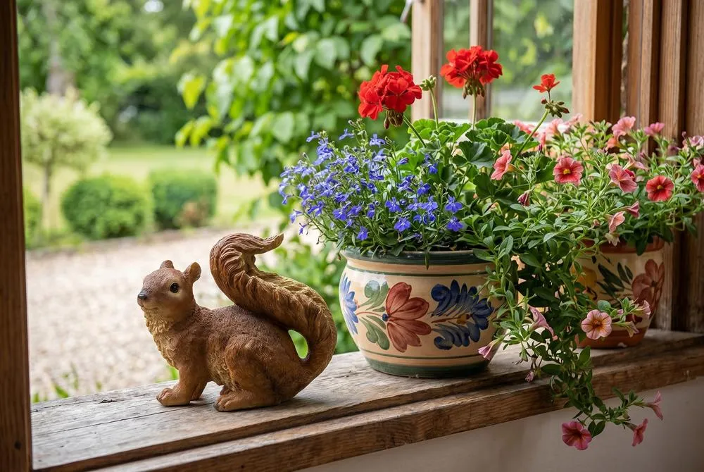 Scamper the Woodland Squirrel Statue