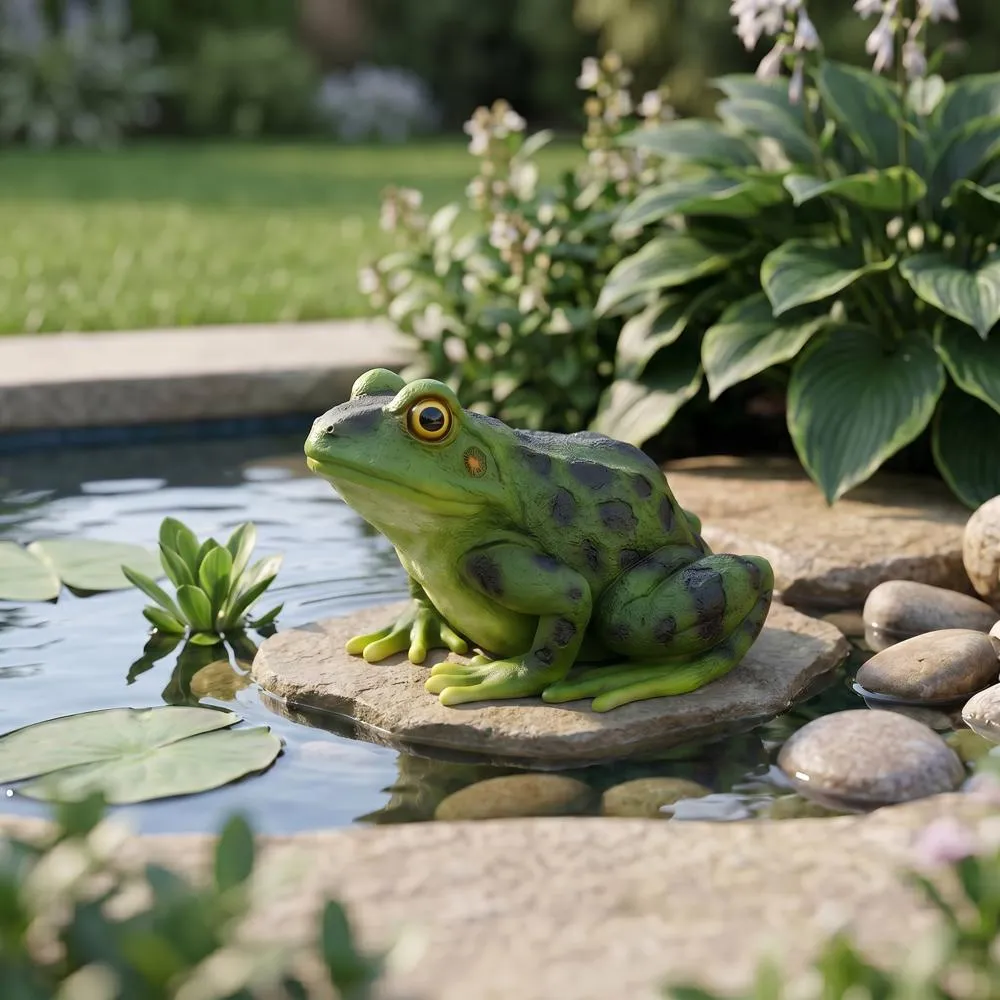 Ribbit the Frog, Garden Toad Statue: Each