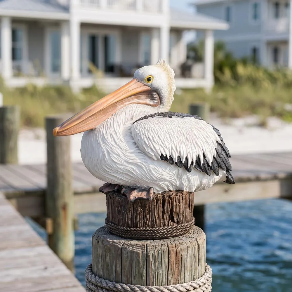 Dock of the Bay Pelican Statue: Each