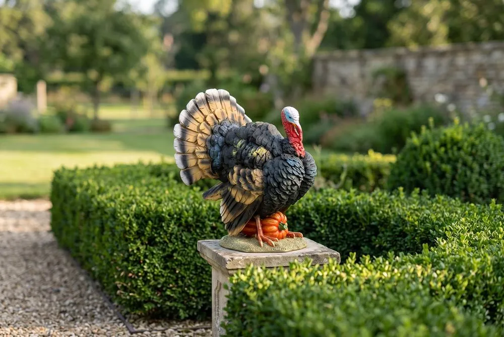 North American Turkey Statue