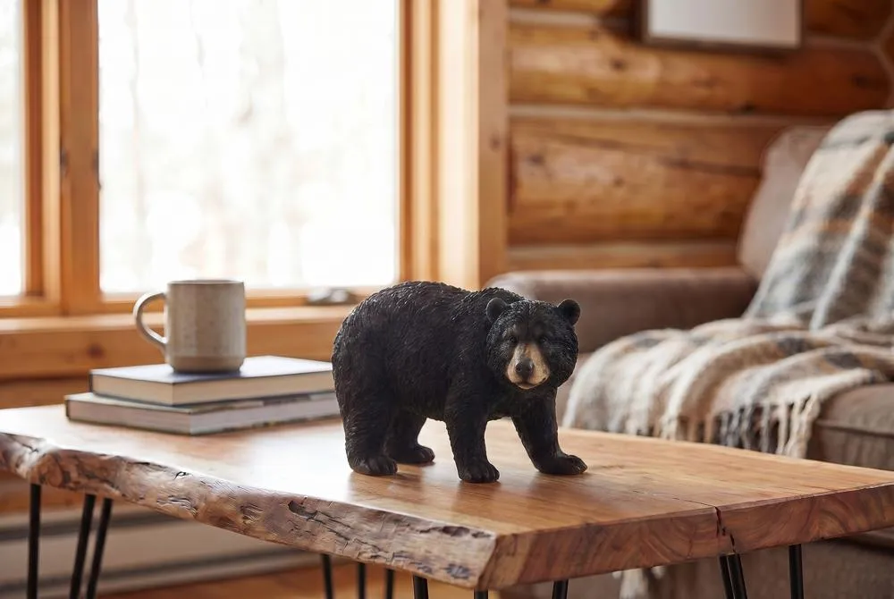 Walking Black Bear Statue