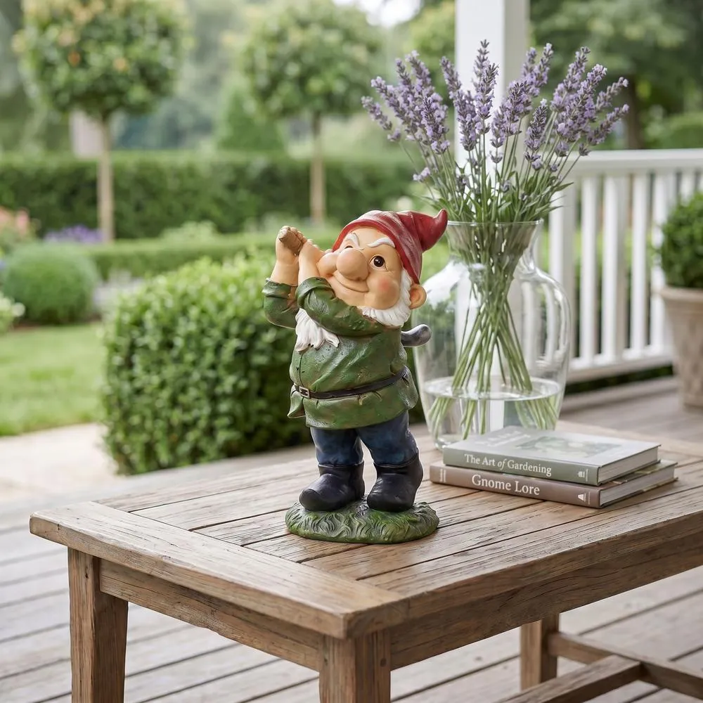 Bogey Burt Golfing Garden Gnome Statue